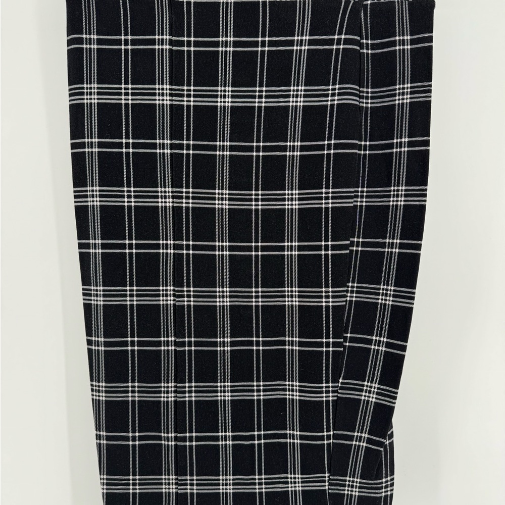 Torrid Black and White Plaid Pencil Skirt